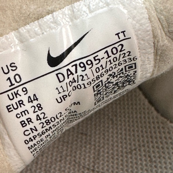 Nike Waffle One Natural DA7995-102 Size 10 - Picture 8 of 11